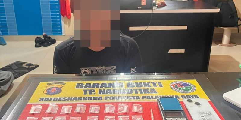 Satresnarkoba Polresta Palangka Raya Ungkap Kasus Sabu, Amankan 29 Paket Siap Edar