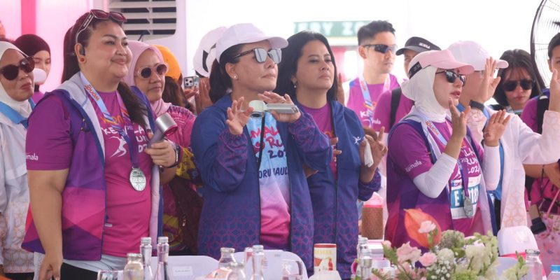 Kapolda Bersama Ketua Bhayangkari Kalteng Ikuti Kemala Run 2026 di Bali, Dukung Campaign Charity for Indonesia