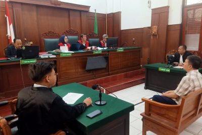 JPU Tuntut 3 Tahun 10 Bulan, Hakim Perintahkan Status Hermanto Oerip Tahanan Rutan
