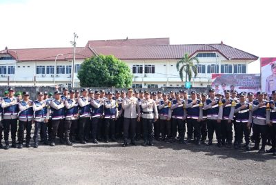 Kapolda Sumsel Pimpin Apel Besar Sabuk Kamtibmas di OKI, Target Zero Karhutla 2026