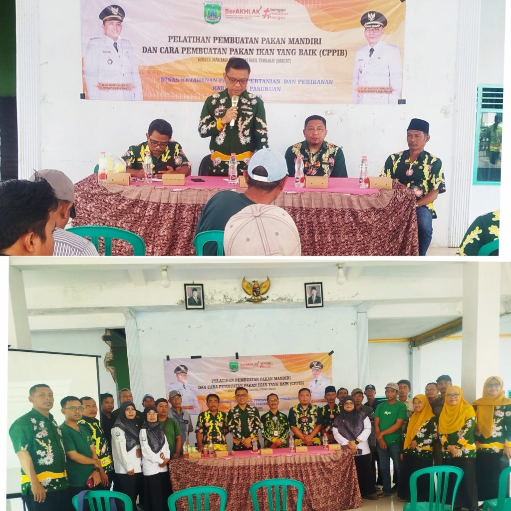 Dorong Kemandirian Pangan, Petani Ikan Rejoso Dilatih CPPIB Di Balai Desa