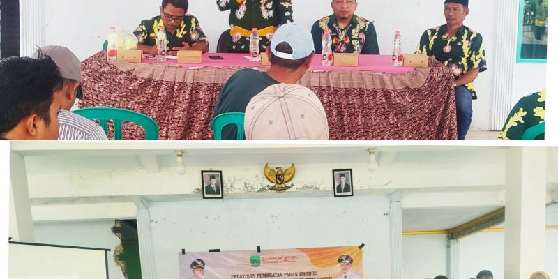 Dorong Kemandirian Pangan, Petani Ikan Rejoso Dilatih CPPIB Di Balai Desa