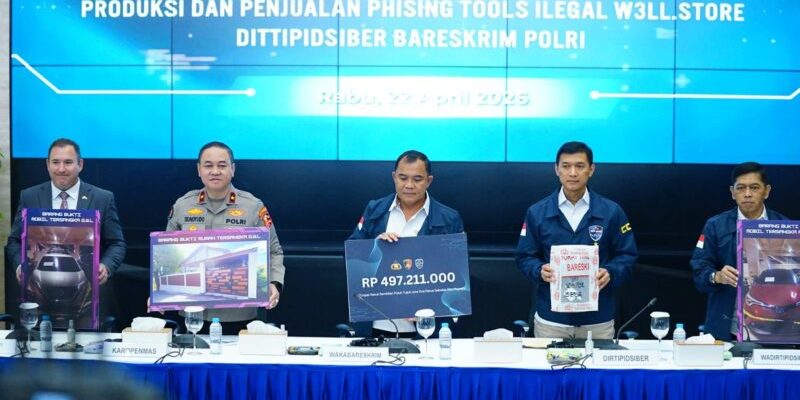Polri Berhasil Bongkar Jaringan Internasional Penjualan Phishing Tools, Kerugian Capai Rp.350 Miliar