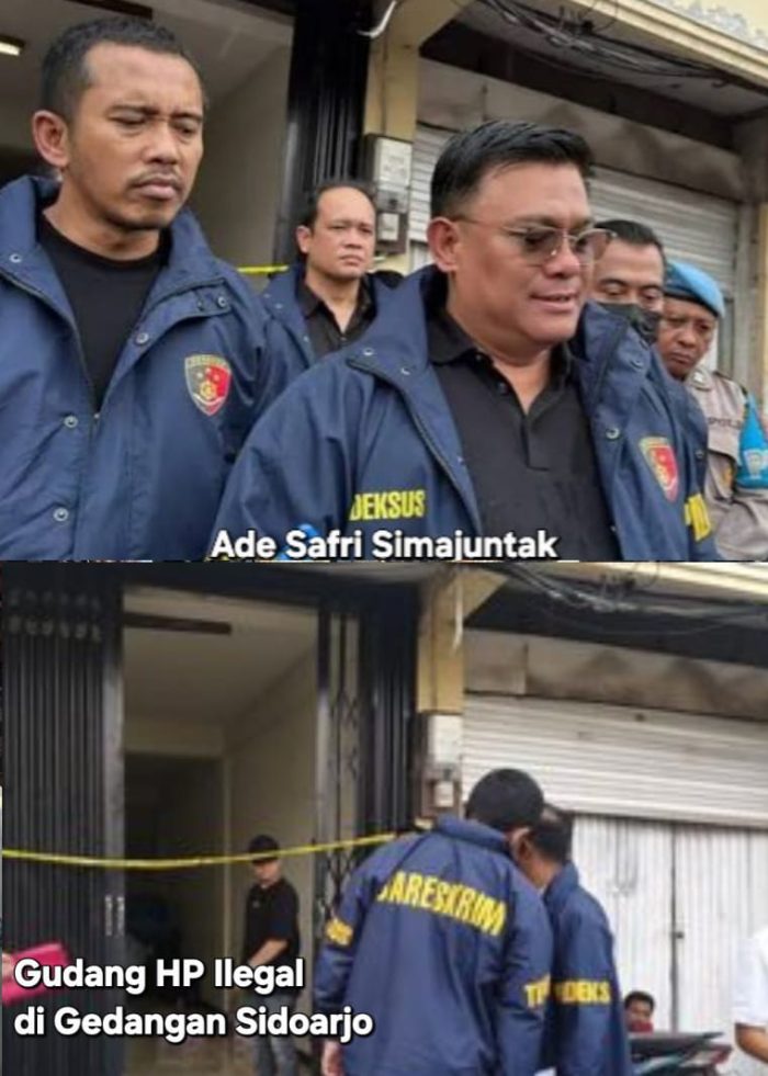 Bareskrim Polri Bongkar Gudang HP Impor Ilegal Senilai Rp. 235 M di Jakarta dan Sidoarjo