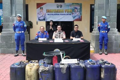 Polda Jatim Gagalkan Penyelundupan Solar Subsidi ke Kalimantan