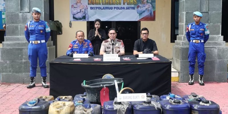 Polda Jatim Gagalkan Penyelundupan Solar Subsidi ke Kalimantan