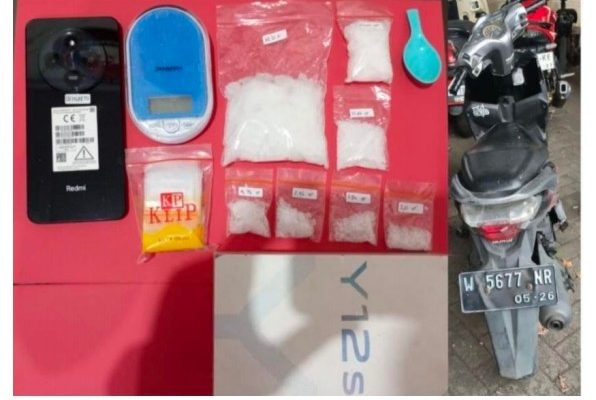 Polres Pasuruan Bekuk Pria Asal Pandaan Dengan Barang Bukti 118 Gram Sabu