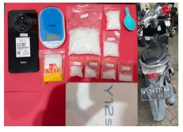 Polres Pasuruan Bekuk Pria Asal Pandaan Dengan Barang Bukti 118 Gram Sabu