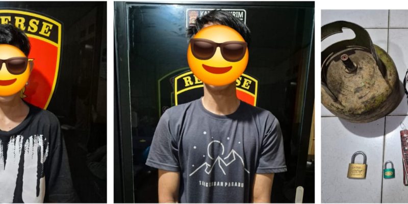 Tim Unit Polsek Lubuklinggau Barat Menangkap dua Terduga Pelaku (Curat), Satu Masih di Bawah Umur