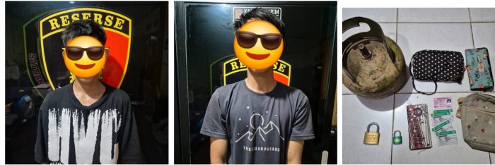 Tim Unit Polsek Lubuklinggau Barat Menangkap dua Terduga Pelaku (Curat), Satu Masih di Bawah Umur