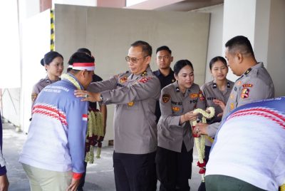 As SDM Kapolri Sambut Kepulangan Kontingen Taekwondo Garbha Presisi Juara Umum WATA Championship 2026
