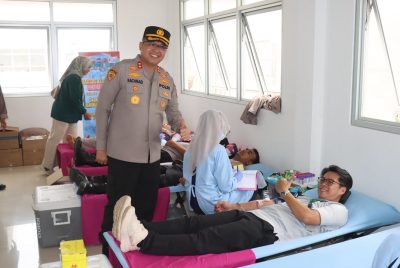 Sambut May Day, Karyawan PT. HAI dan Polres Pekalongan Bersatu Dalam Aksi Donor Darah