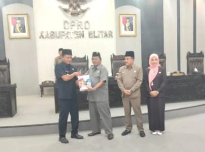 DPRD Kabupaten Blitar Terima LKPJ Bupati Tahun 2025
