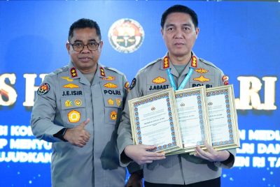 Bidhumas Polda Jatim Raih 3 Penghargaan Nasional di Rakernis Humas Polri 2026