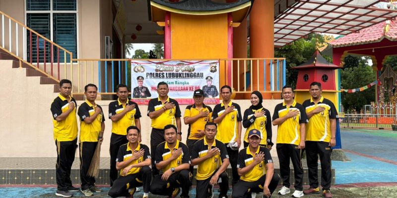 Sat Intelkam Polres Lubuklinggau Gelar Bakti Religi Sambut Hari Bhayangkara ke-80