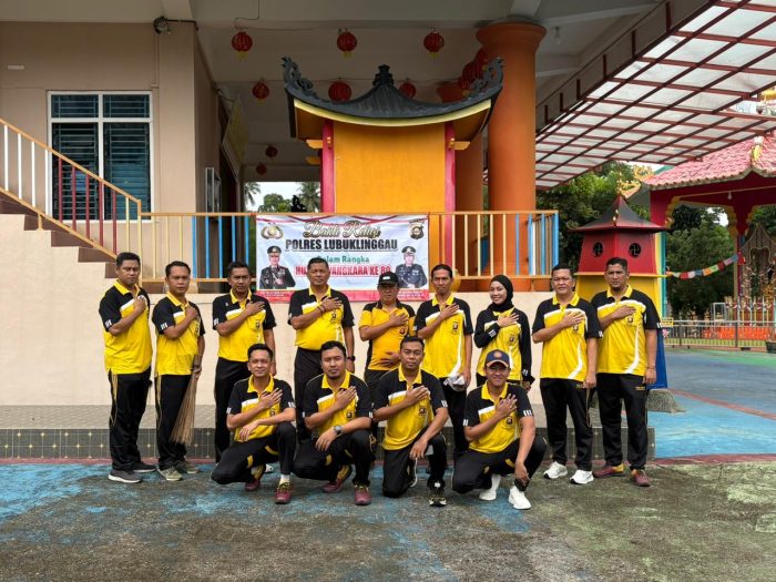 Sat Intelkam Polres Lubuklinggau Gelar Bakti Religi Sambut Hari Bhayangkara ke-80