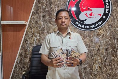 Polres Ngawi Ungkap Peredaran Obat Keras Ilegal, Tersangka dan Ratusan Okerbaya Diamankan