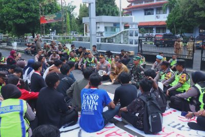 Aksi Damai Mahasiswa Pekalongan, Kapolres Tegaskan Komitmen Pengamanan Humanis