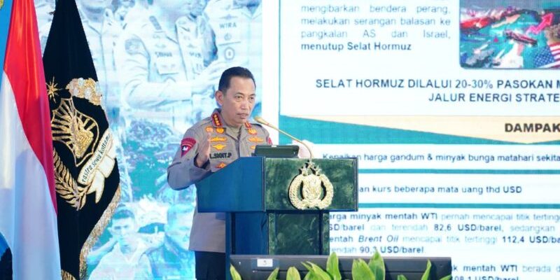 Buka Rakernis Reskrim, Kapolri Instruksikan Ciptakan Rasa Aman dan Keadilan untuk Masyarakat