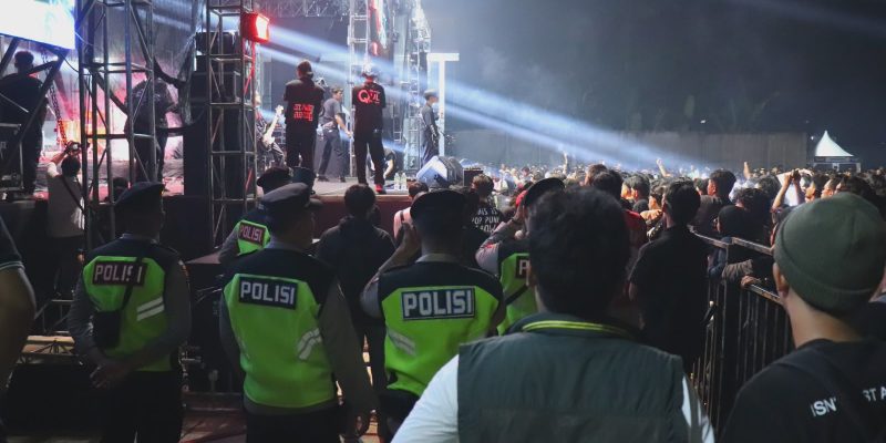 Konser Distorsi Melody di Panorama 25 Bojong Dijaga Ketat, 2.750 Penonton Hadir