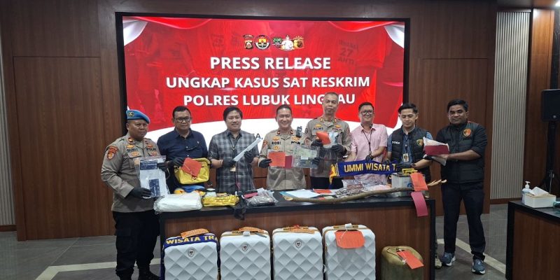 Dalam Sebulan Sat Reskrim Polres Lubuk Linggau Ungkap 54 Kasus Tindak Pidana