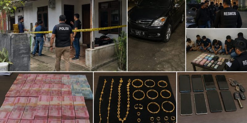 Cuma 5 Jam Setelah Beraksi, 7 Sindikat Jual Beli Emas Palsu Lintas Daerah Diringkus Polres Batang
