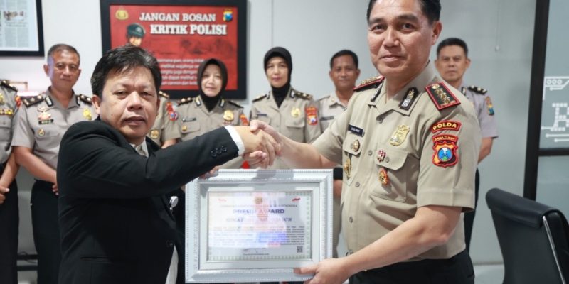 LEMKAPI Apresiasi Kinerja Bidhumas Polda Jatim Dalam Informasi Publik