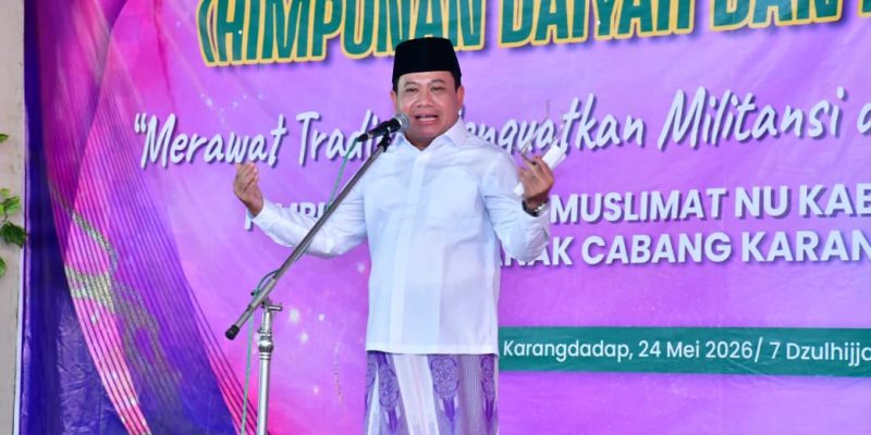 Muslimat NU Jadi Mitra Strategis Pemkab, Sukirman Fokus Benahi Jalan Rusak