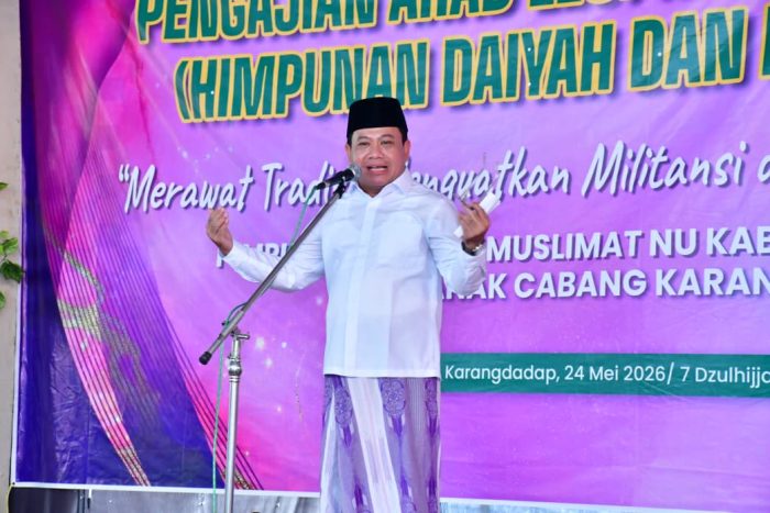 Muslimat NU Jadi Mitra Strategis Pemkab, Sukirman Fokus Benahi Jalan Rusak