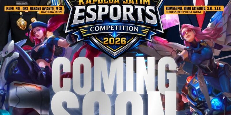 Sambut Hari Bhayangkara ke – 80 Polda Jatim Gelar Turnamen Esport Untuk Umum