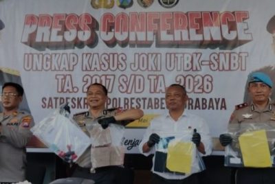 Satreskrim Polrestabes Surabaya Bongkar Jaringan Joki UTBK dan Pemalsuan Dokumen