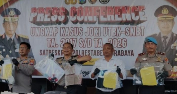 Satreskrim Polrestabes Surabaya Bongkar Jaringan Joki UTBK dan Pemalsuan Dokumen