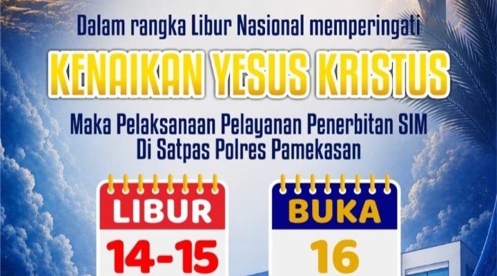 Samsat Pamekasan Libur Dua Hari, Layanan Administrasi Tutup Sementara saat Kenaikan Yesus Kristus