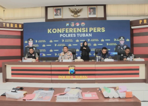Tiga Komplotan Pencuri Sapi Dibekuk Polres Tuban, Empat Pelaku Masih DPO