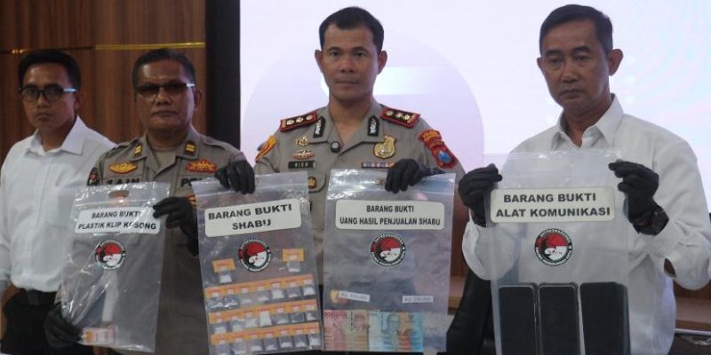 Satresnarkoba Polres Probolinggo Kota Ungkap 6 Kasus Sabu, 9 Pengedar Diamankan