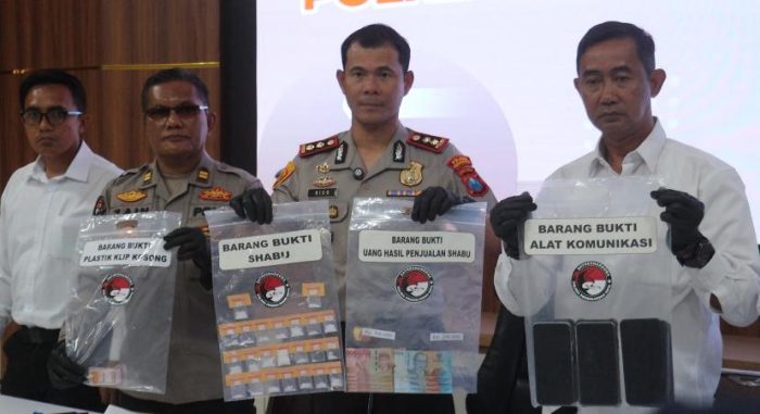 Satresnarkoba Polres Probolinggo Kota Ungkap 6 Kasus Sabu, 9 Pengedar Diamankan