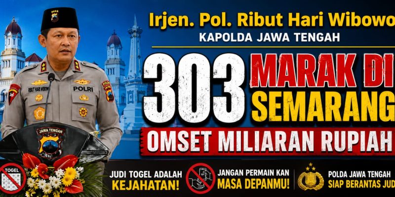 Judi Togel Diduga Kian Marak di Semarang, Publik Soroti Ketegasan Aparat