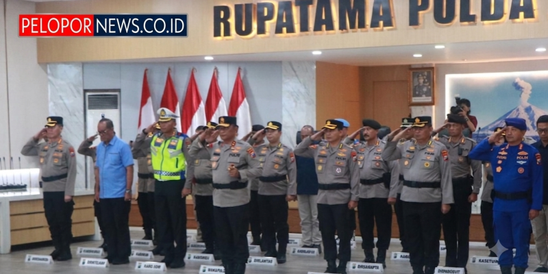 Jelang Hari Bhayangkara ke-80, Polda Jatim Ikuti Upacara Pemuliaan Nilai-Nilai Tribrata