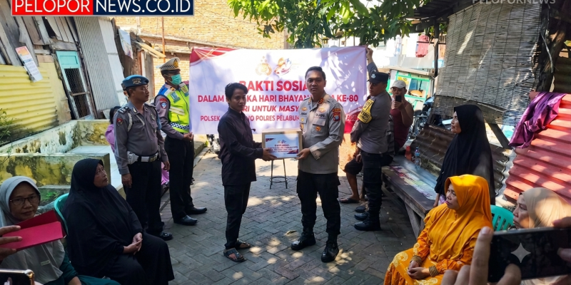 Polsek Asemrowo Polres Tanjung Perak Gelar Bakti Religi dan Bakti Sosial Hut Bhayangkara ke 80