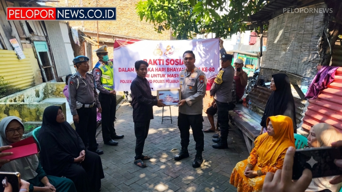Polsek Asemrowo Polres Tanjung Perak Gelar Bakti Religi dan Bakti Sosial Hut Bhayangkara ke 80