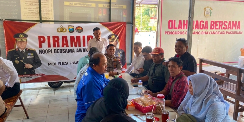 Jelang HUT Ke-80 Bhayangkara, Polres Pasuruan Perkuat Sinergi Dengan Awak Media