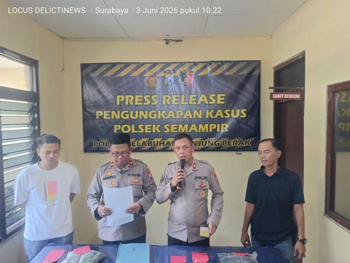 Pengungkapan Kasus Polsek Semampir: Spesialis Pembobol Ruko dan Rumah Kosong Berhasil Diringkus