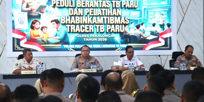 Kapolres Pekalongan Kerahkan Bhabinkamtibmas Bantu Skrining dan Tracing TB Paru