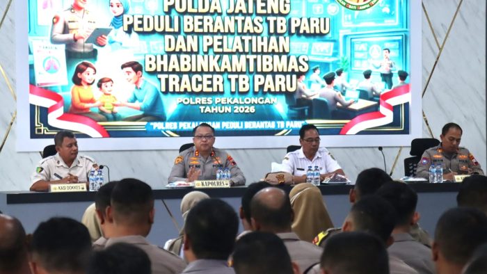Kapolres Pekalongan Kerahkan Bhabinkamtibmas Bantu Skrining dan Tracing TB Paru