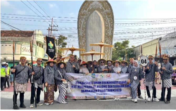 RSUD Kertosono Turut Meriahkan Prosesi Boyong & Sedekah Bumi Hambangun Projo Di 2026