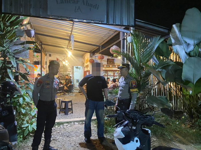 Respons Cepat Aduan Call Center 110, Polres Pekalongan Tertibkan Kafe yang Putar Musik Hingga Larut Malam