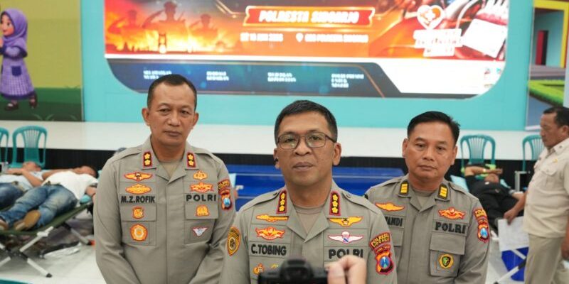 Jelang Hari Bhayangkara ke-80, Polresta Sidoarjo Gelar Donor Darah