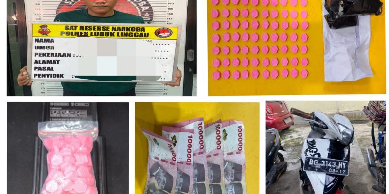 SatRes Narkoba Polres Lubuklinggau Amankan Seorang Terduga Pengedar Narkotika Jenis Ekstasi di Tempat Lokalisasi