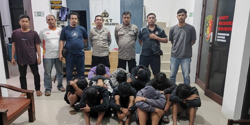 Polsek Wiradesa Gagalkan Aksi Tawuran, 11 Remaja Diamankan Sebelum Bentrok di Pekuncen