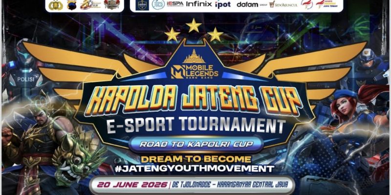 Turnamen E-Sport Kapolda Jateng Cup 2026 Suguhkan Cosplay, Meet & Greet, Food Festival